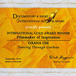 Gold Awards for Dancing through Gardens Picture2