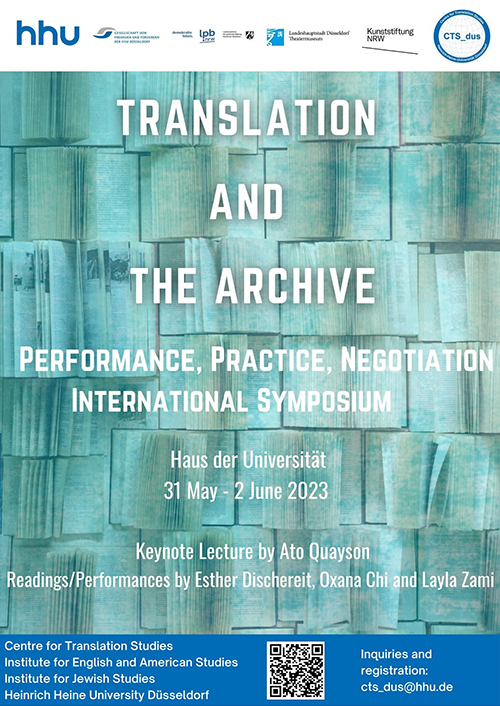 Flyer International Symposium, Translation and the Archive