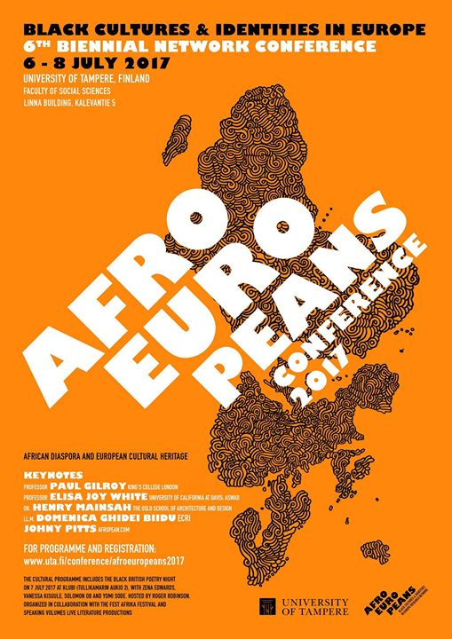 Flyer Afroeuropeans University Tampere 2017