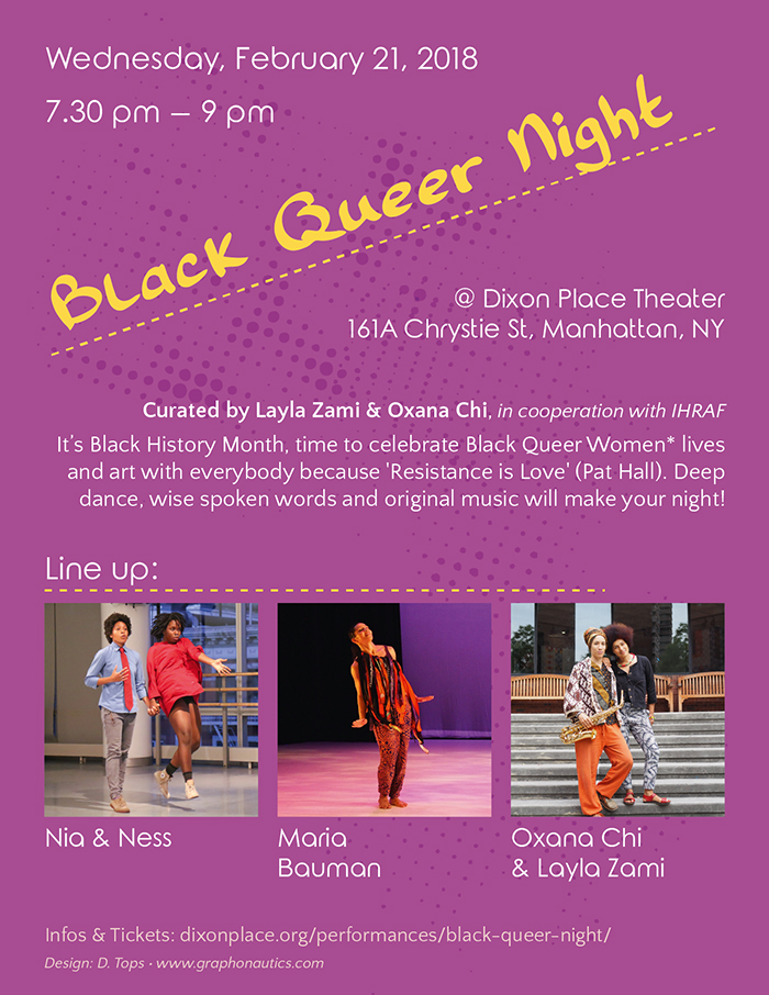 Flyer Black-Queer-Night 2018